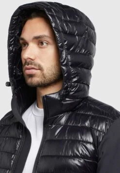 Khujo Bolt Shiny - Jas - Schwarz -Herenkleding 004a4ab648004bbc80113d895f669abb