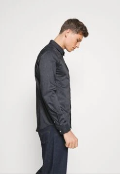 Pier One Overhemd -Blue Grey -Herenkleding 0cd407578f95494186af124479c82f9b