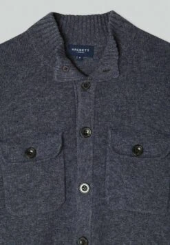 Hackett London Chest Pocket Fb - Vest - Charcoal Grey -Herenkleding 150f6188f95c4b01a579d808824dbd80