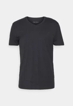 Pier One V Neck Bird Tonal 3 Pack - T-Shirt Basic - Light Brown/White/Dark Blue -Herenkleding 16dbb85cde8744eb9c849392873d7433