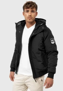 Indicode Jeans Albany - Winterjas - Black -Herenkleding 1c4f57a82dc54a6aaa0f274c012688e2