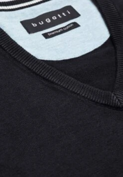 Bugatti V-Neck - Trui - Marine -Herenkleding 228d8f70739447b09b808d24efb75ebe