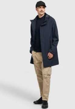 Khujo York - Regenjas - Dunkelblau -Herenkleding 229ad27656d04cdbbce4472a8104c5ef