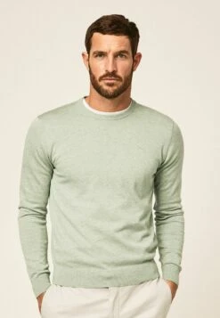 Hackett London Crew - Trui - Dusty Green