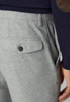 Hackett London Broken Twill Trs - Broek - Light Grey -Herenkleding 378341ad4fe742279dbf9ffb50694d55