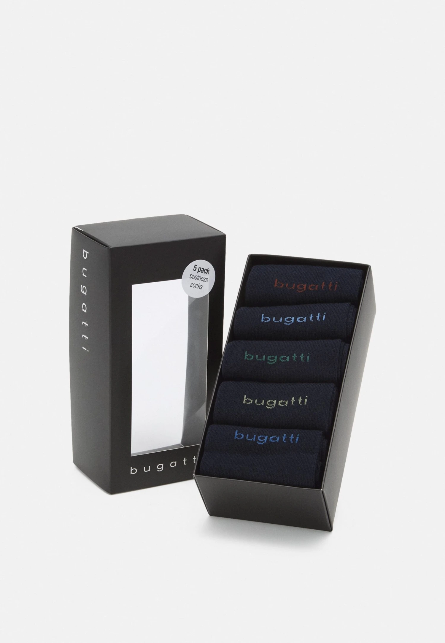 Bugatti Business Socks Box 5 Pack - Sokken - Dark Blue 2 Bugatti Business Socks Box 5 Pack - Sokken - Dark Blue - Afbeelding 2