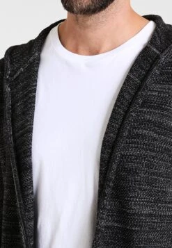 Indicode Jeans Denzel - Vest - Black -Herenkleding 4b4e873299d84b26aceaaa6853a7230f