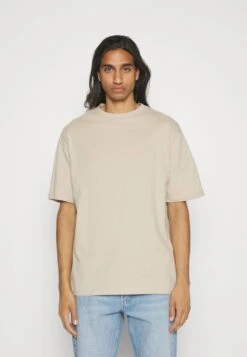 YOURTURN 3Pack Unisex - T-Shirt Basic - Olive, Beige, Dark Blue -Herenkleding 5387657ce4b34deabe0013ccbc89cf55