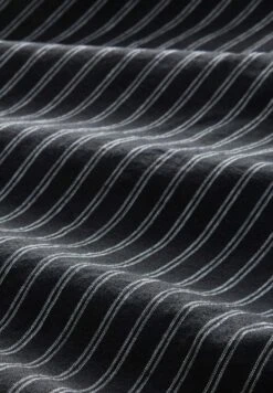 TOM TAILOR Denim Mit Stehkragen - Overhemd - Black Stripe -Herenkleding 55e3c385220240b49775f6060e8ab244