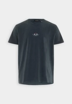 Kaotiko Washed Free Your Mind Unisex - T-Shirt Print - Navy -Herenkleding 58d7d366f6484c3fbd91d3d5983695ba