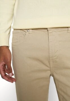 Pier One Slim Fit Jeans - Beige -Herenkleding 5c0c3fb9ba344384b5ed37a30e251c8c