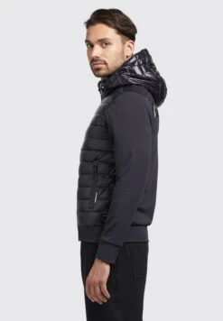 Khujo Bolt Shiny - Jas - Schwarz -Herenkleding 5d2f9370cb254ea682e43832c4775765