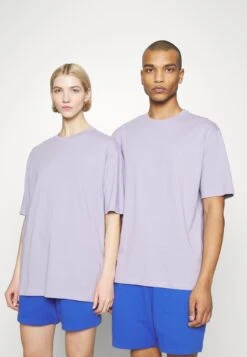 YOURTURN 3Pack Unisex - T-Shirt Basic - Light Green/Lilac/Light Brown -Herenkleding 5de7d1e0790e43e4a061efccef62e869