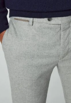 Hackett London Broken Twill Trs - Broek - Light Grey -Herenkleding 7267bd1bba90424bb9c0988b90ba15b6