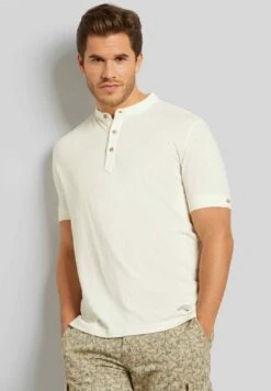 Bugatti Modern Fit - Poloshirt - Ecru -Herenkleding 72af16b9b73d4985be5a1598f402bc08