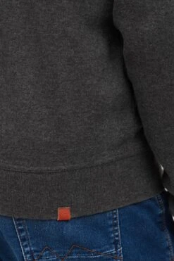 Blend Bhspeedy - Sweater Met Rits - Charcoal -Herenkleding 7711d04f7de04c45aee8e862d010f80e