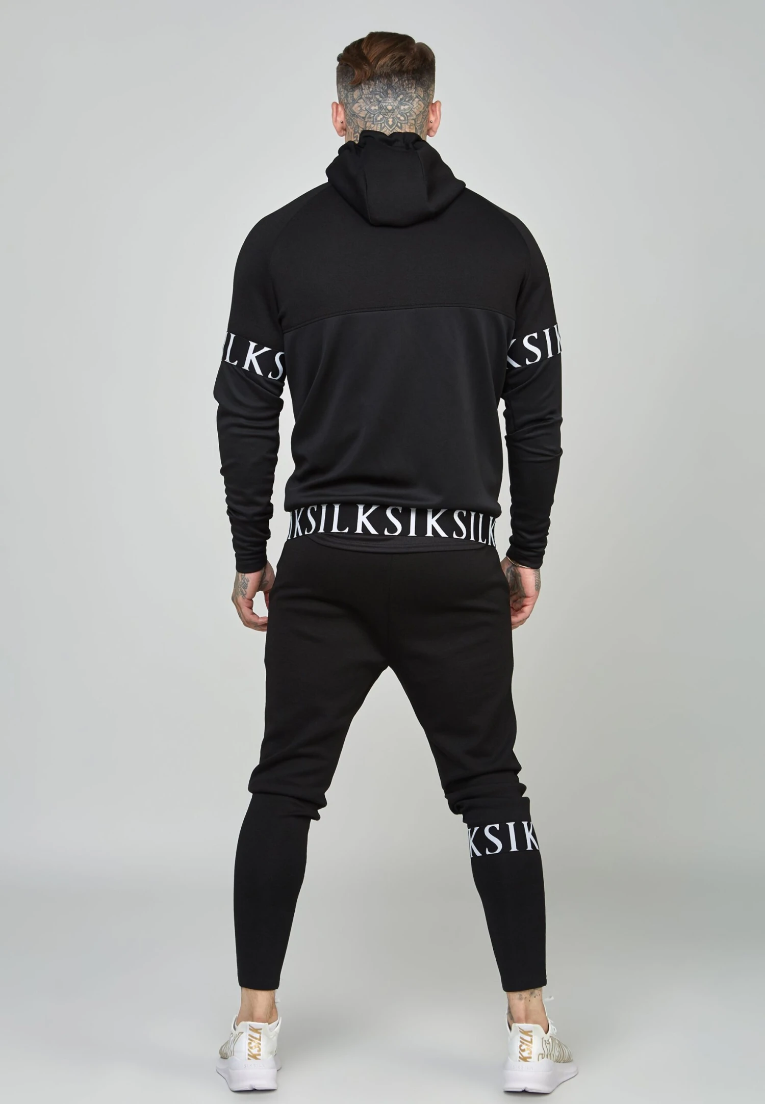 SikSilk Dynmic Zip Through Hoodie - Sweater Met Rits - Black 3 SikSilk Dynmic Zip Through Hoodie - Sweater Met Rits - Black - Afbeelding 3