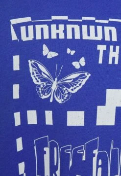 YOURTURN Unisex - T-Shirt Print - Blue -Herenkleding 7ea43a07a0404376892069843b597557