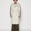 Adidas Originals 3 Stripe Coat Unisex - Trenchcoat - Beige