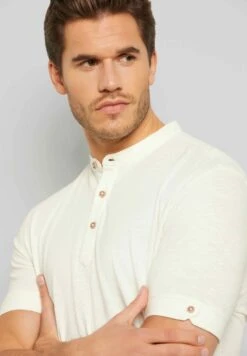 Bugatti Modern Fit - Poloshirt - Ecru -Herenkleding 8f1f38c64ccf47da93748d7ca5234532