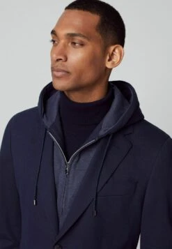 Hackett London Sports W Hooded Bib - Blazer - Navy Blue -Herenkleding 91a30cf6ce8047fe85f7d306db770724