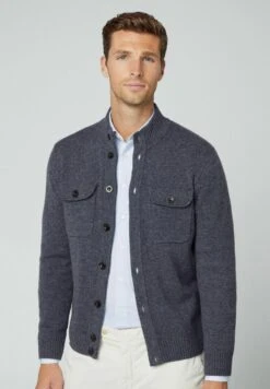 Hackett London Chest Pocket Fb - Vest - Charcoal Grey -Herenkleding 9341542551b14631ab3fe3d99d088383