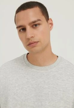 YOURTURN Unisex 2 Pack - Sweater - Black/Mottled Light Grey -Herenkleding 9ae95ef49a91476b8f5f5feedd5b763e