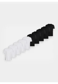 Pier One 10 Pack - T-Shirt Basic - White/Black 10 Pier One 10 Pack - T-Shirt Basic - White/Black -Herenkleding a47858ffbc3a4fd8908751110de7e4fb