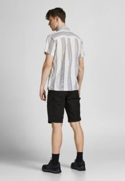 Jack & Jones Unifarbene Dex Mit Cargotaschen - Shorts - Schwarz -Herenkleding a5054eba47b14da49563bf941fb04158