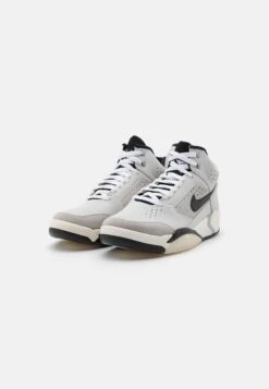 Nike Sportswear Air Flight Lite Mid Nas - Sneakers Hoog - Photon Dust/Black/Metallic Silver/Light Smoke Grey/White/Pale Ivory -Herenkleding ad7a2b7c62804a9abf7c8841ba4694a6