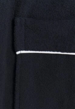 Pier One Badjas - Dark Blue/White -Herenkleding af5db020933b45ceb4cef8b9825af3a6