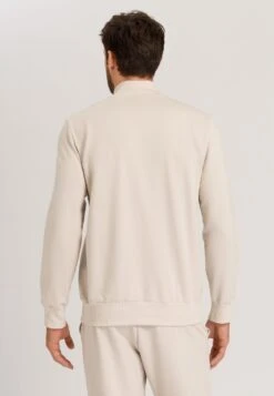 HANRO Natural Living - Sweater - Pumice -Herenkleding b414ba44e7354841b60e67cfd6b093b5