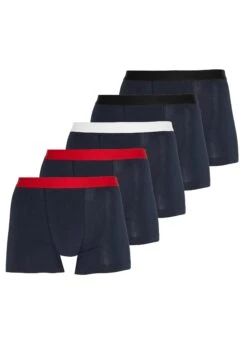 Pier One 5 Pack - Onderbroeken - Dark Blue/Red -Herenkleding ba6f2f15b66a486c8ed852722b2b6472