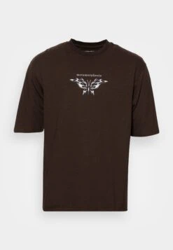 YOURTURN Unisex - T-Shirt Print -Dark Brown -Herenkleding ca18b6151bd04a5da1b9ef06da836250