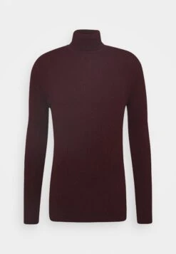 Pier One Muscle Fit Turtle - Trui - Mottled Bordeaux -Herenkleding d6bb26cd2a7941d69a2388e64193126d