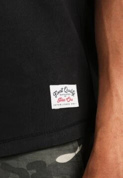 Pier One Garment Tee - T-Shirt Basic - Black -Herenkleding d7d65e25c1034ac4a390973ab6342d9a