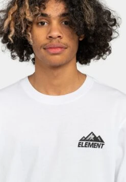 Element Cloud Mountain - T-Shirt Print - Off White -Herenkleding dab532aba88141e4843c021b46188469