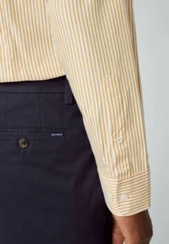 Hackett London Essential Bengal Stripe - Overhemd - White Yelow -Herenkleding e166c751c12c4a67bab31344c7e66786