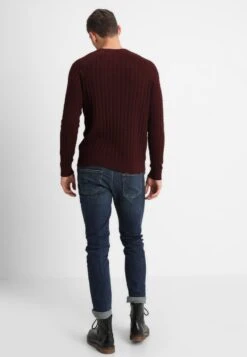 Pier One Trui - Mottled Bordeaux -Herenkleding fc1817f3db34423ca2bcccf59d46c923